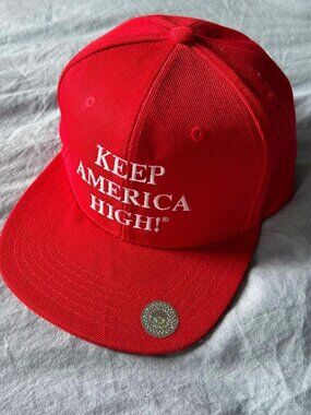 New Red “Keep America High” Snapback